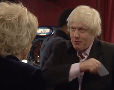  EastEnders fans were left stunned as old footage of Boris Johnson in the soap came to light