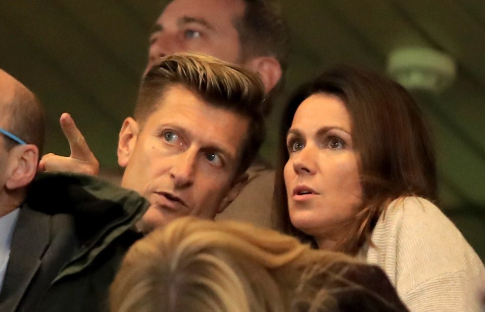 The pair watched Steve's Premier League club Crystal Palace take on Chelsea together