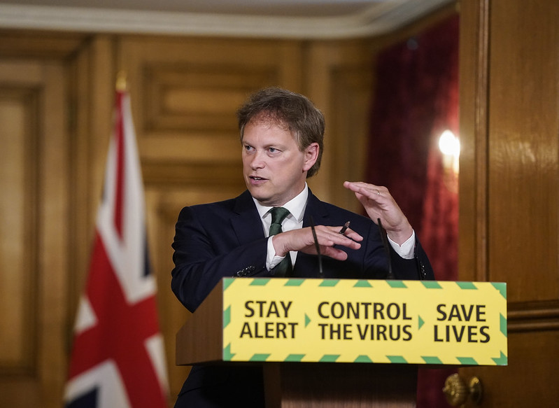 Grant Shapps will dash back to the UK and cut his holiday short on Wednesday