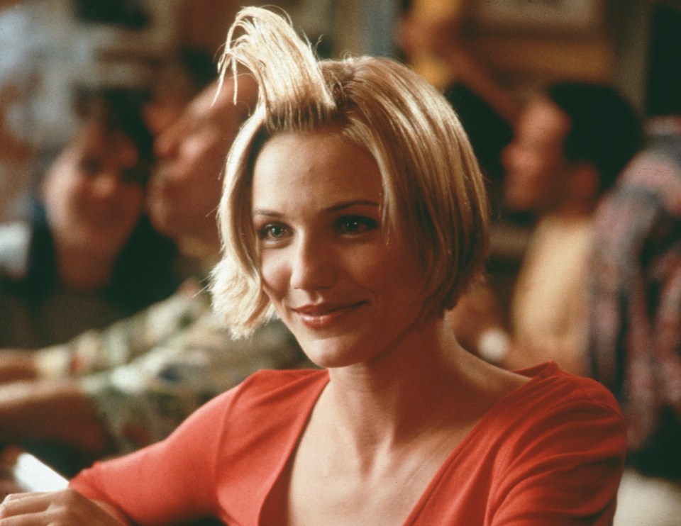 Amanda's hair incident looked similar to Cameron Diaz's gel scene  in the 1988 comedy