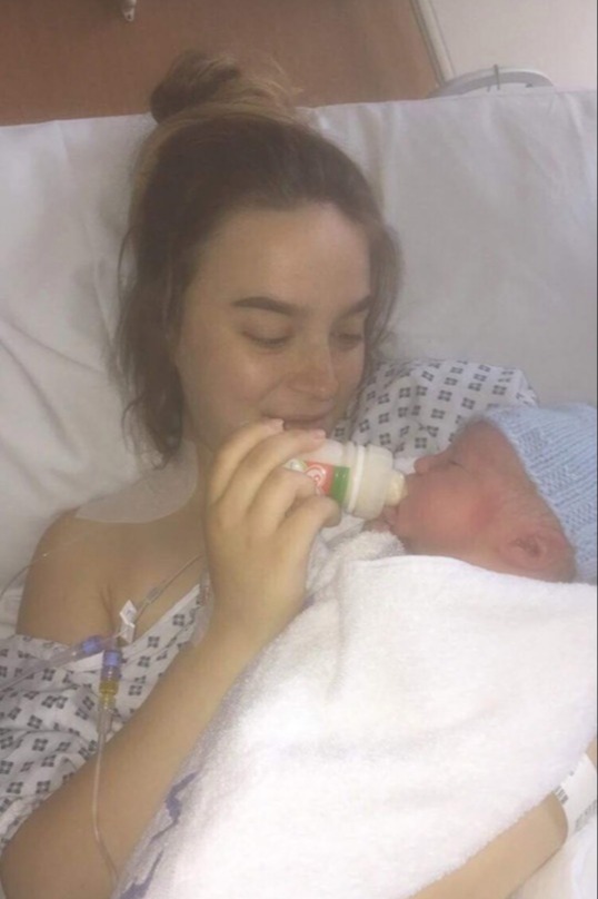 New mum Shannon with Lyla-Rae