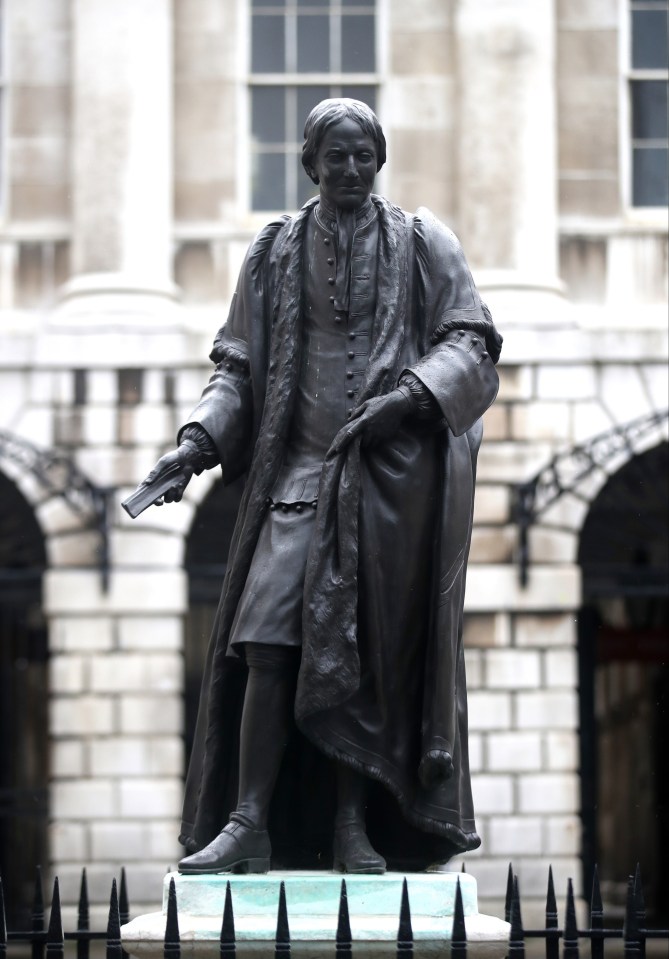 The Statue of Thomas Guy outside Guy's Hospital is also under threat