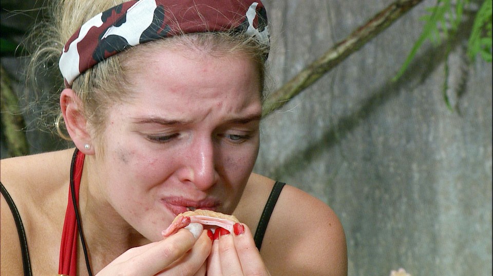 Helen Flanagan had a memorable time on I'm A Celeb in 2012