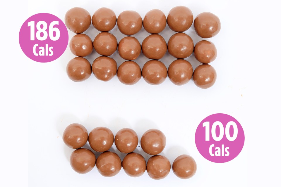 Maltesers would have to reduce its number per package by half 