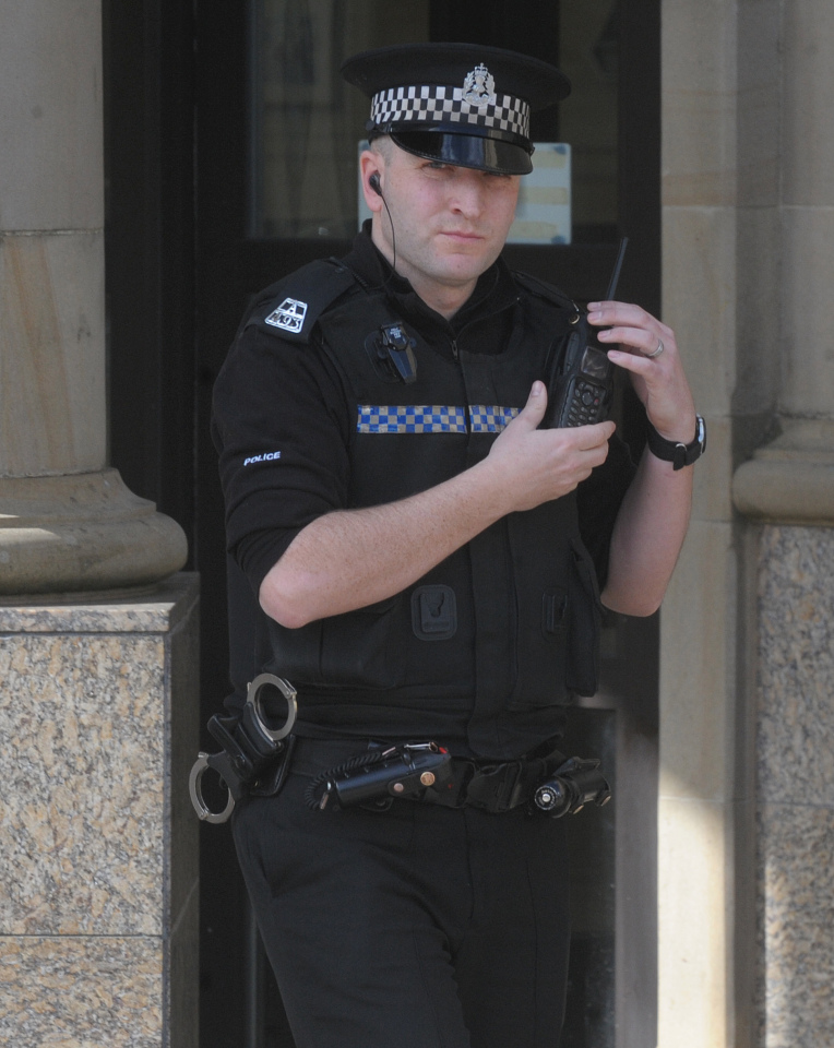  PC David Whyte was injured in Friday's stabbings in Glasgow