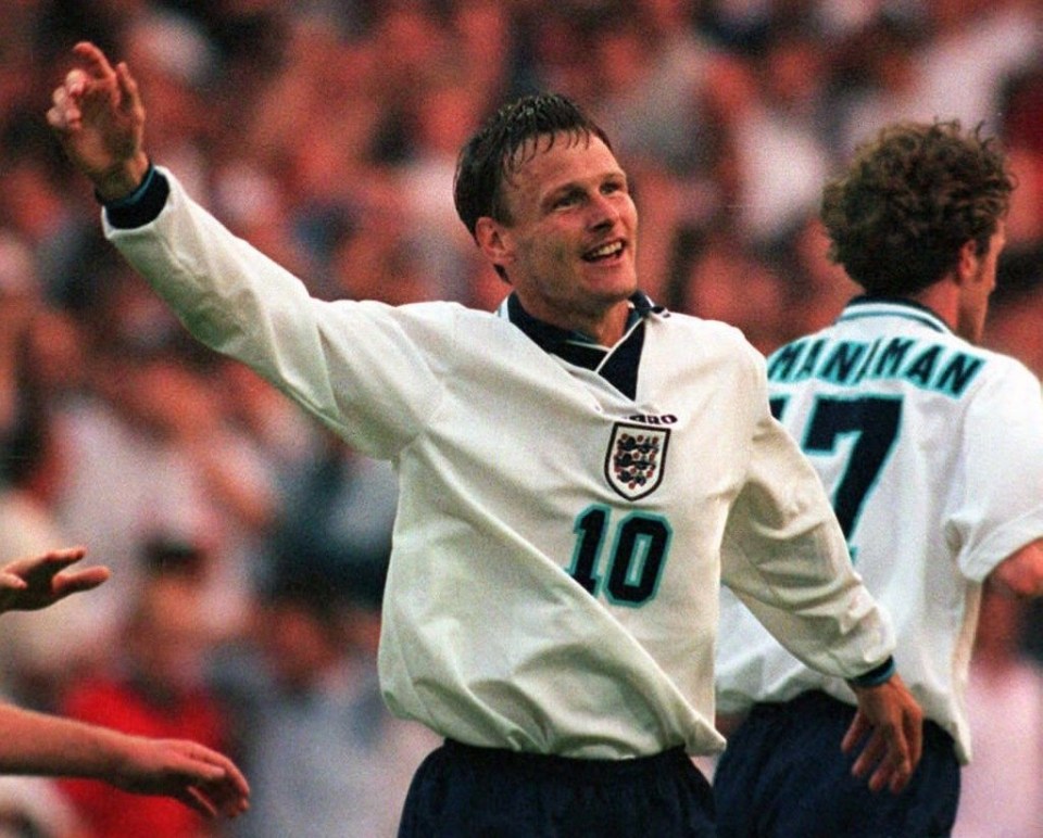 Teddy Sheringham was the perfect foil for Shearer at Euro 96