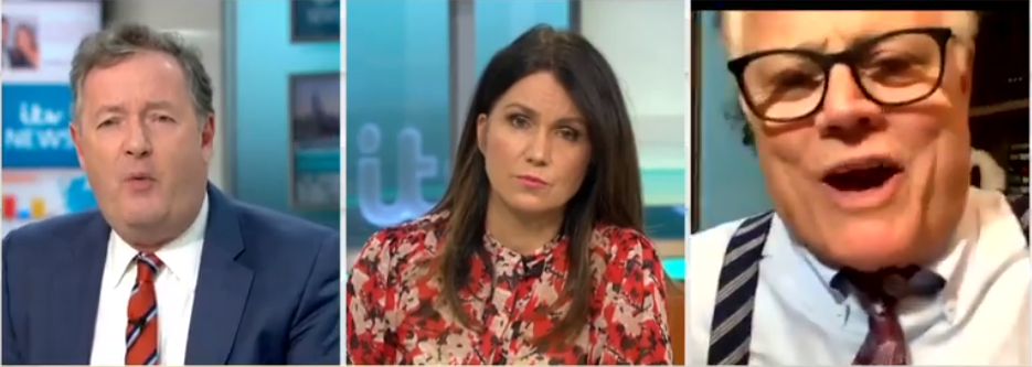  Last week, Piers clashed with George Floyd cop Thomas Lane on GMB