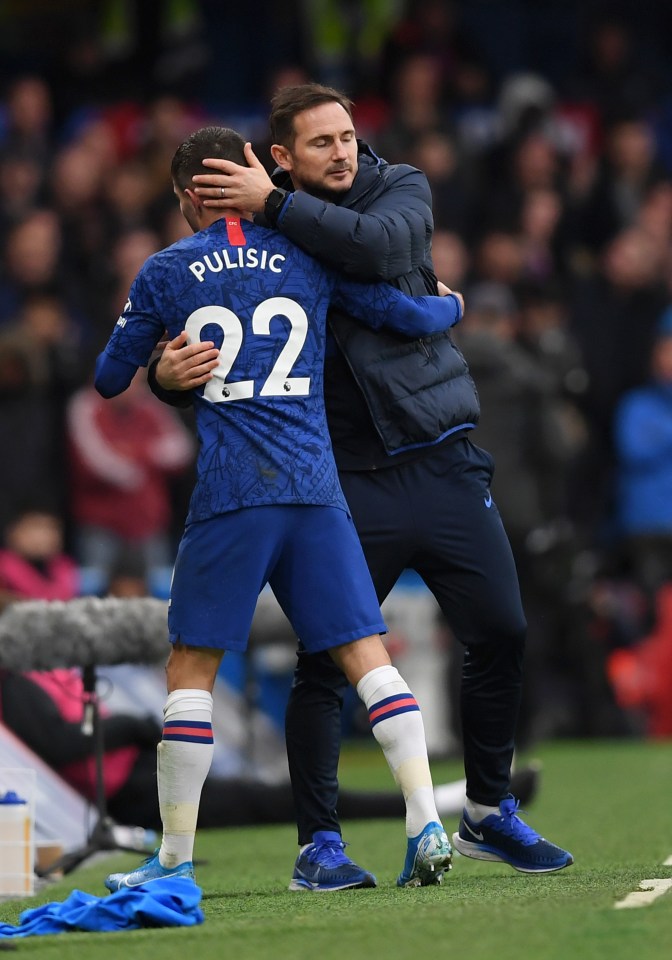  Frank Lampard (pictured right) hopes Pulisic and his teammates will help Chelsea win their ninth FA Cup trophy