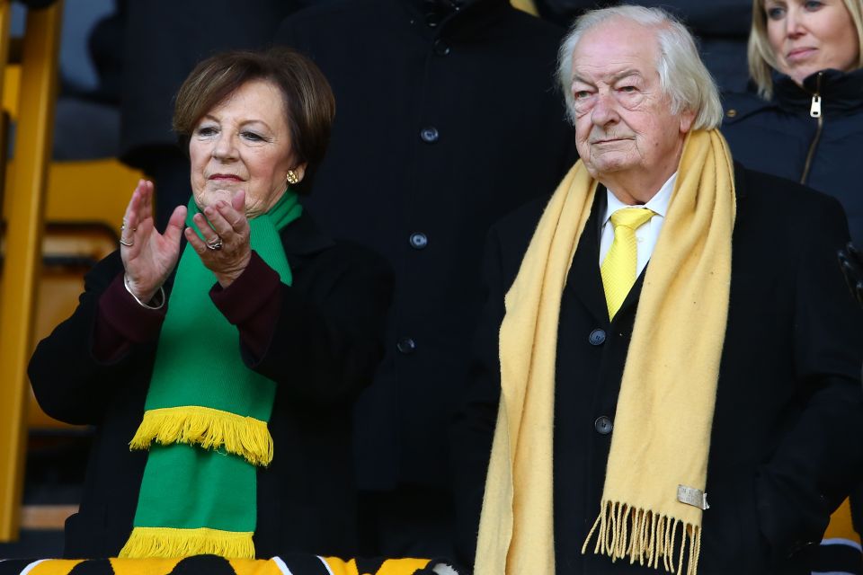  Delia Smith and husband Michael Wynn-Jones won't return to Carrow Road until fans can too