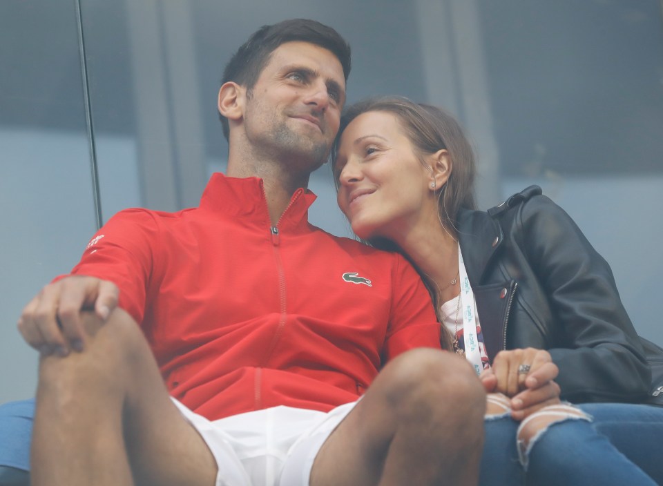  Djokovic's wife Jelena also tested positive for the virus