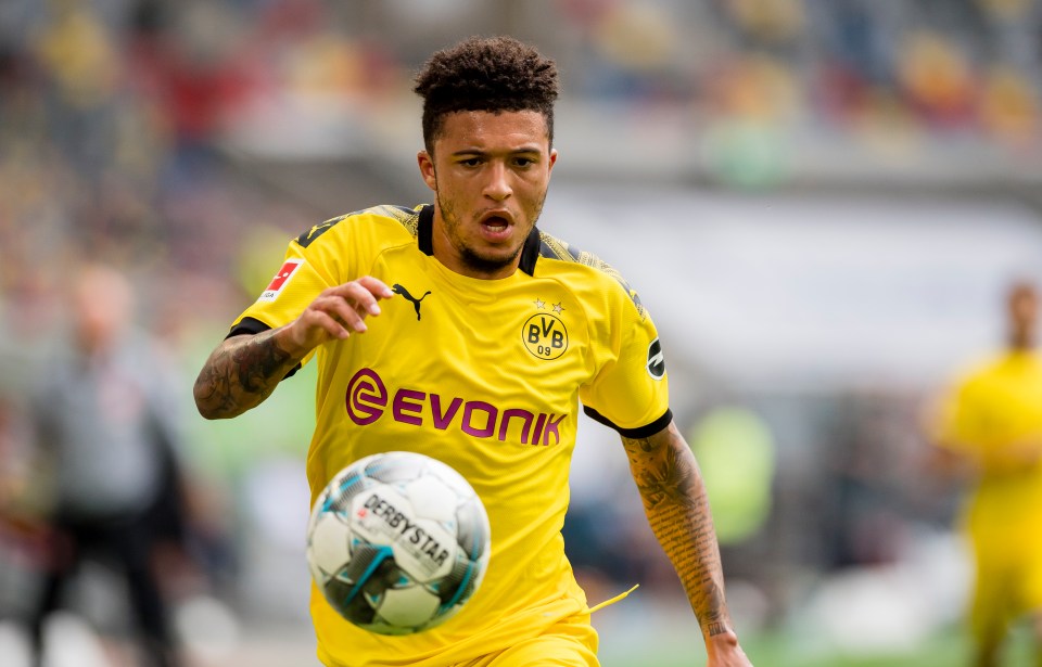  Jadon Sancho is the most-valuable player in the team at £106m