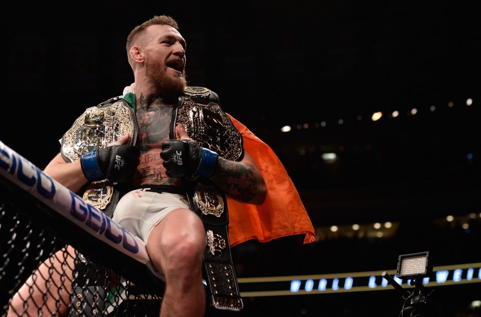  McGregor became the UFC's first ever two-weight champion