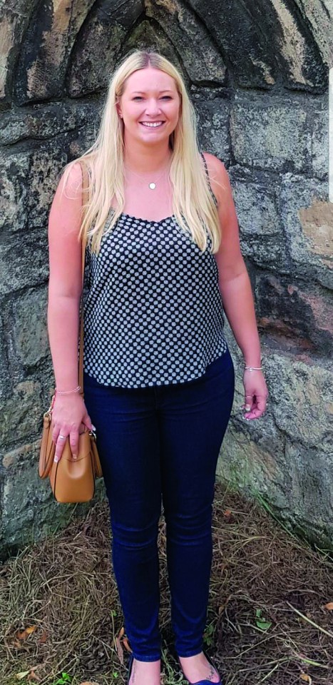 Although the challenge was daunting at first, she was determined to lose weight after reaching a size 14 two years ago