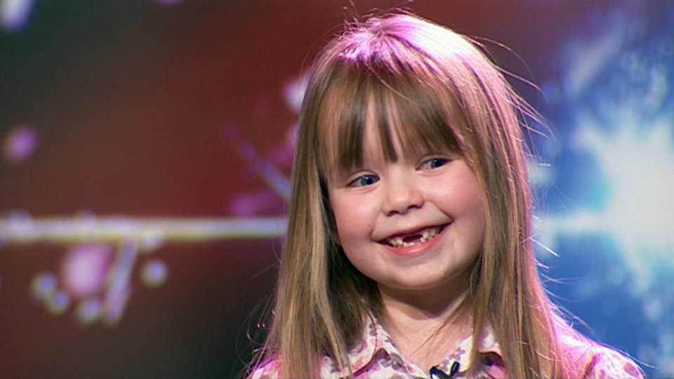  The child star auditioned for BGT back in 2007