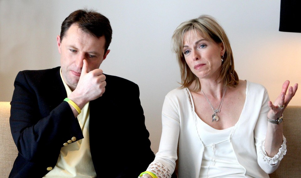  Gerry and Kate McCann have never given up hope of finding Madeleine