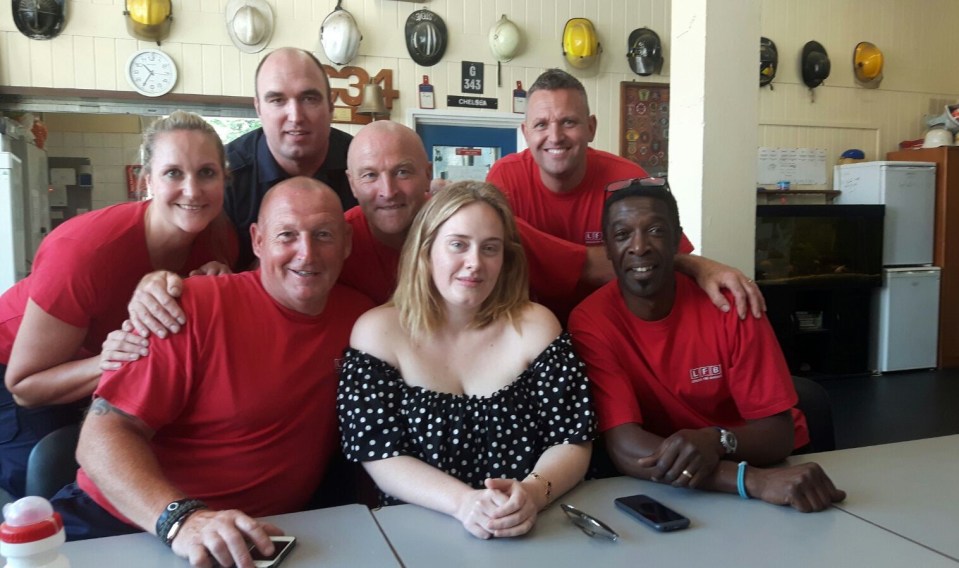  She previously visited crews at Chelsea fire station to say thank you for their efforts in tackling the blaze