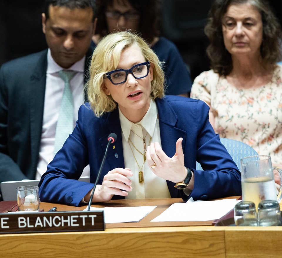 Speaking about women’s rights, Cate says she feels sad they haven’t progressed as much as she would have hoped in her life­time