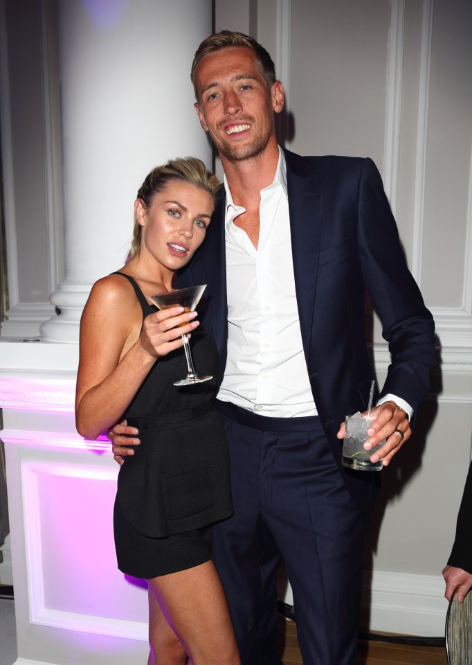  Abbey Clancy at a fashion party with her footballer hubby Peter Crouch