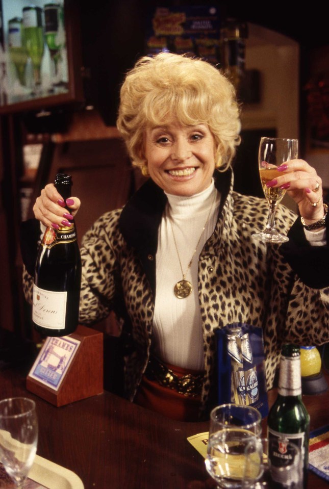  She later joined EastEnders where she played Peggy Mitchell