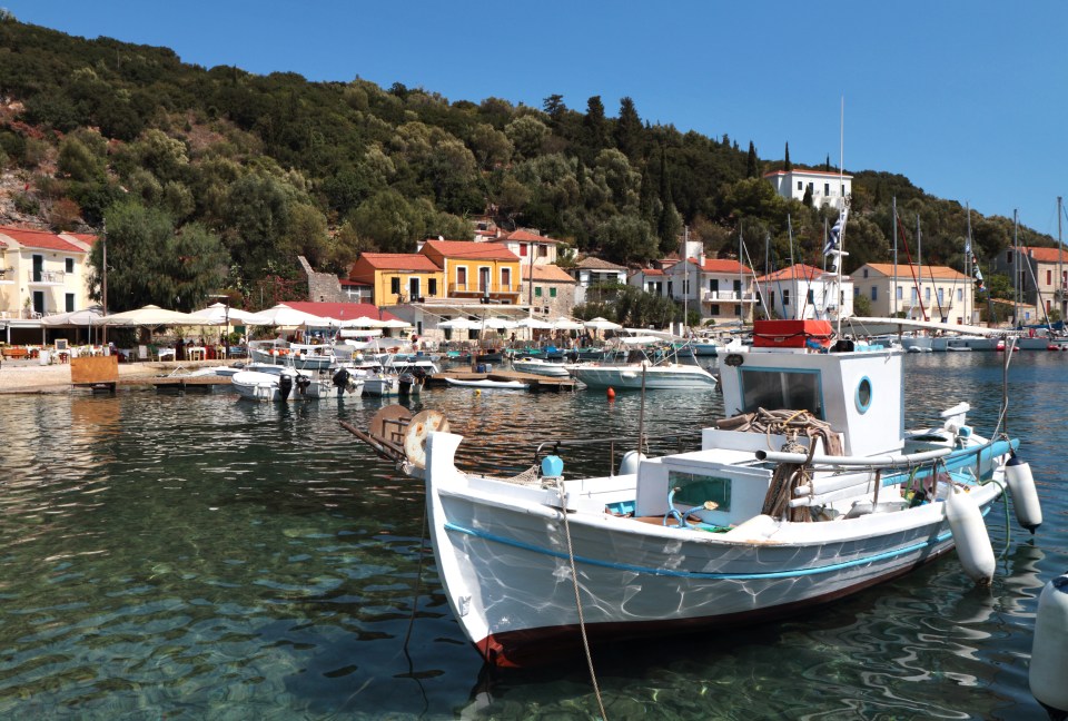 The small Greek island of Itaki, a popular holiday destination