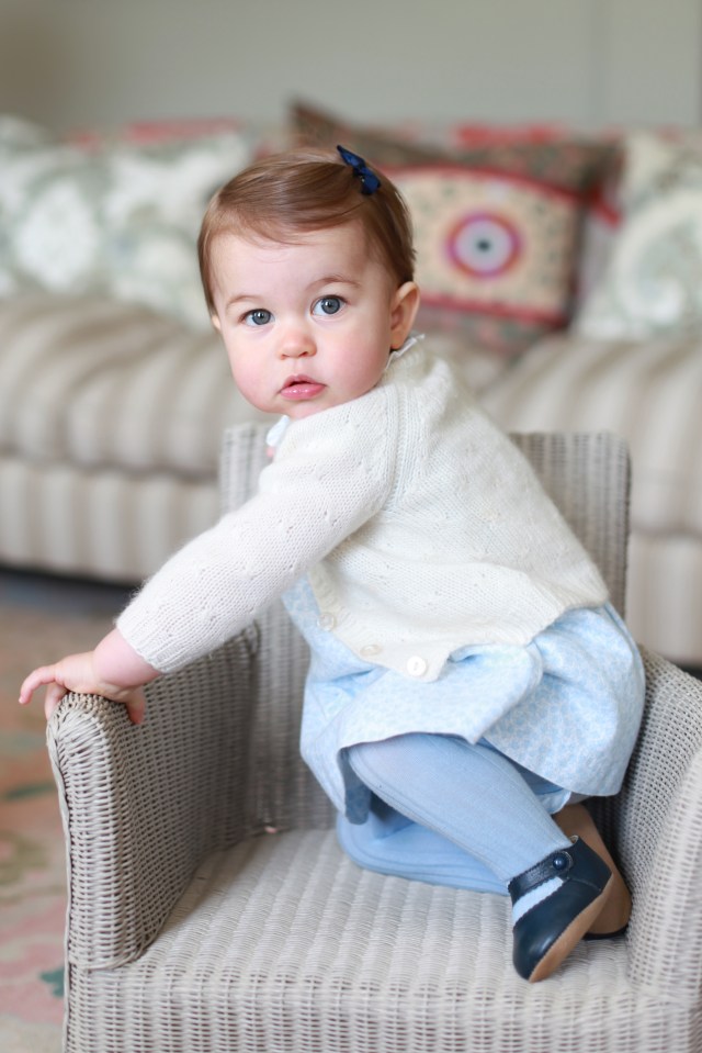 Official photos released for Princess Charlotte's first birthday were also taken inside the home