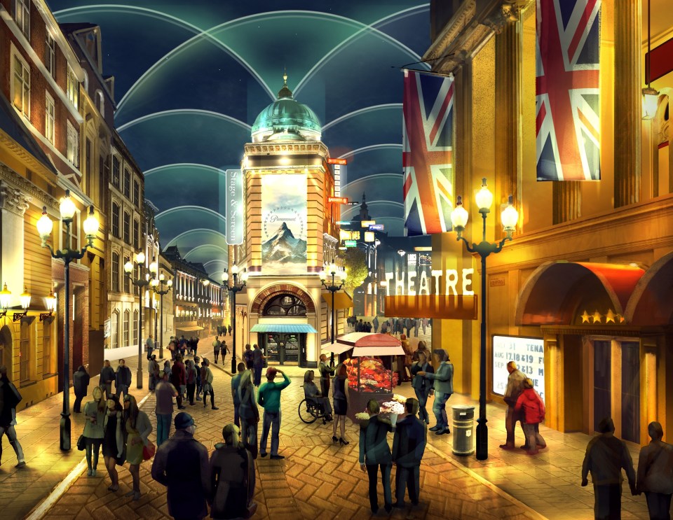 The entrance to The London Resort will be via a grand plaza that leads visitors and hotel guests through ‘The High Street’