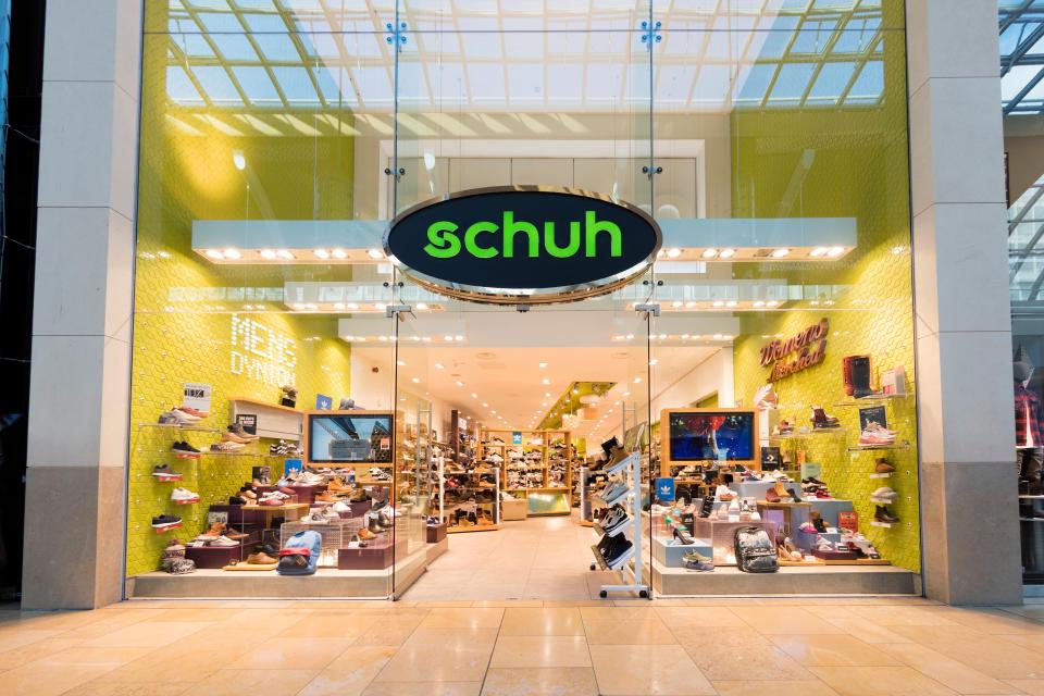 The majority of all Schuh stores in England will reopen from Monday