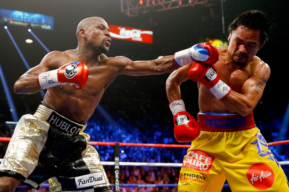  Floyd Mayweather's 2015 showdown with Manny Pacquiao will take some beating as the most lucrative fight of all time