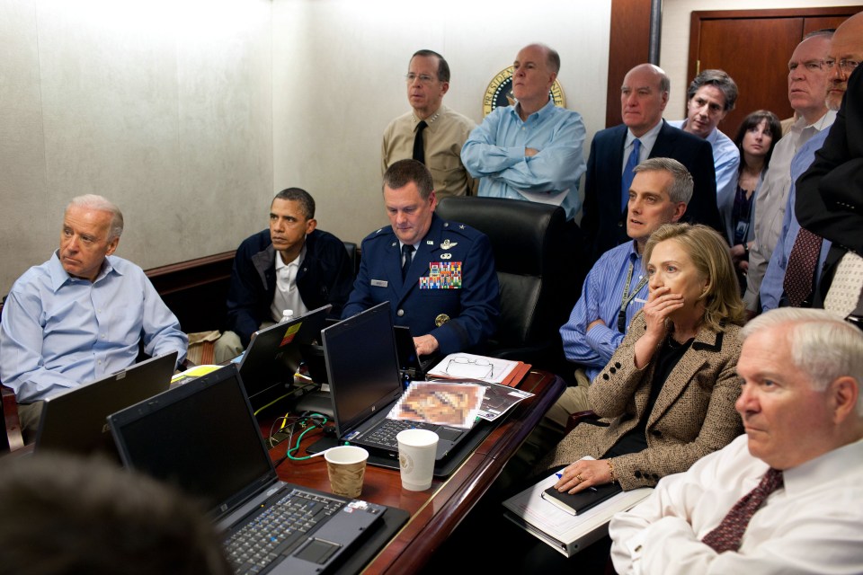 President Obama and his team watch the 2011 raid unfold from Washington