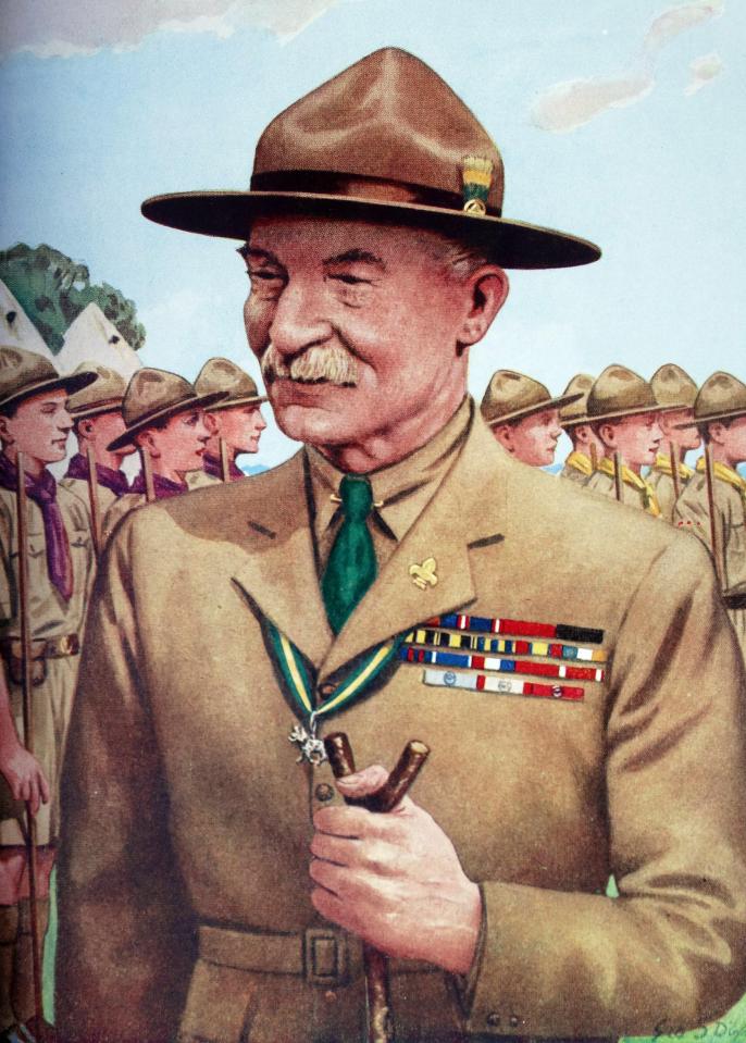  During Baden-Powell's service he became highly decorated and was a hero of the time