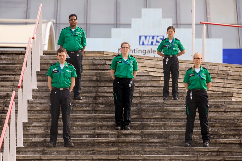 St John Ambulance workers have found themselves on the front line in the fight against Covid-19