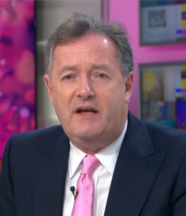  Piers Morgan has lashed out at the "disgusting" thugs clashing with riot cops in London