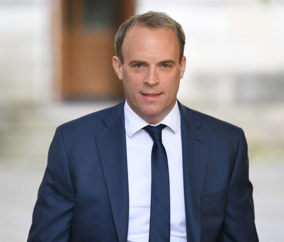  Foreign Secretary Dominic Raab said the UK will not turn a blind eye and look away from its responsibilities to the people of Hong Kong