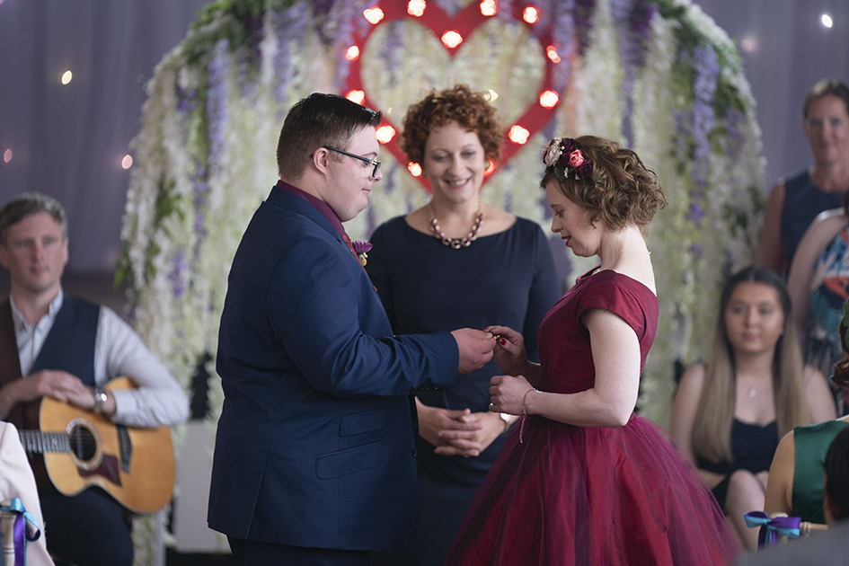  The A Word’s Sarah Gordy has lifted the lid on the show's moving Down’s syndrome wedding scenes and her striking red dress