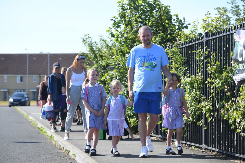  Kids appeared keen to see their school mates after the prolonged absence