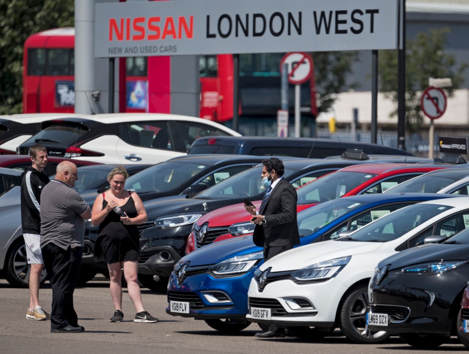 Car showrooms are the latest establishments that have been allowed to reopen