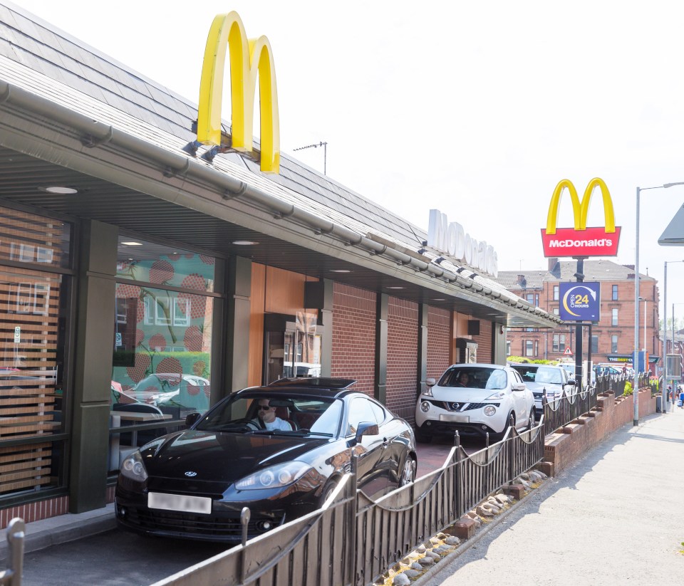 McDonald's customers in Glasgow