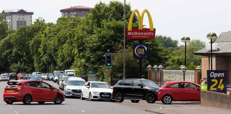 Huge queues in Glasgow as Brits swarm to get their hands on McDonald's