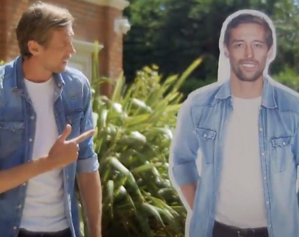  Peter Crouch is using a life-size cut out of himself to ward off intruders from his £4.5million Cheshire mansion