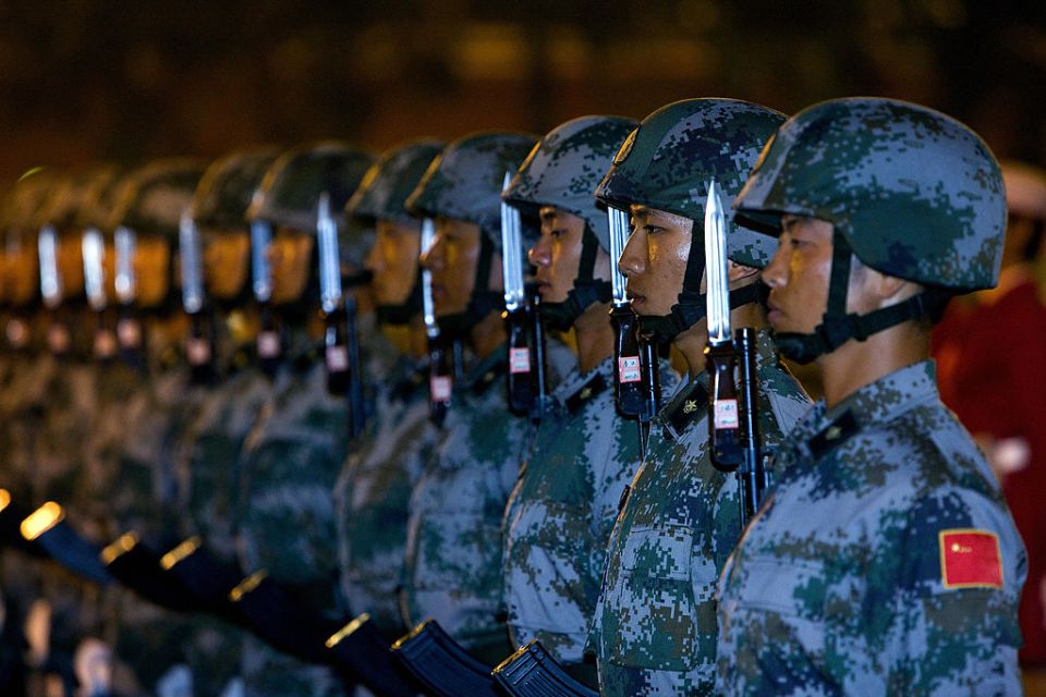 China has also deployed thousands of its troops to the area