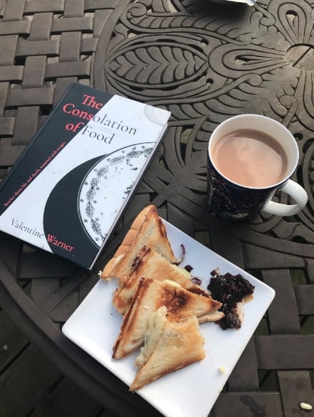  Nothing like a good book, brew and toastie to help pass the time