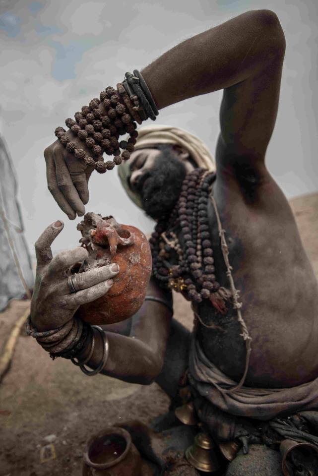  Many Aghori practises involve the use of human remains