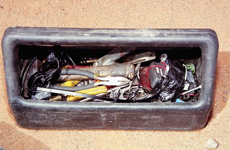 Police found cable ties in Murdoch’s tool box, used as evidence in the trial