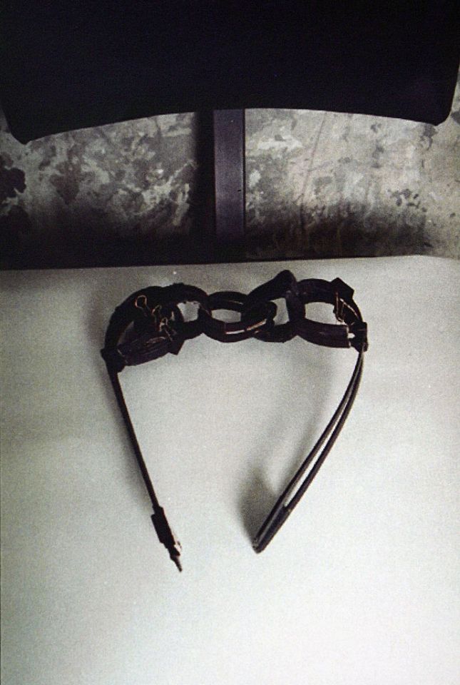  Home made handcuffs allegedly used to restrain Lees