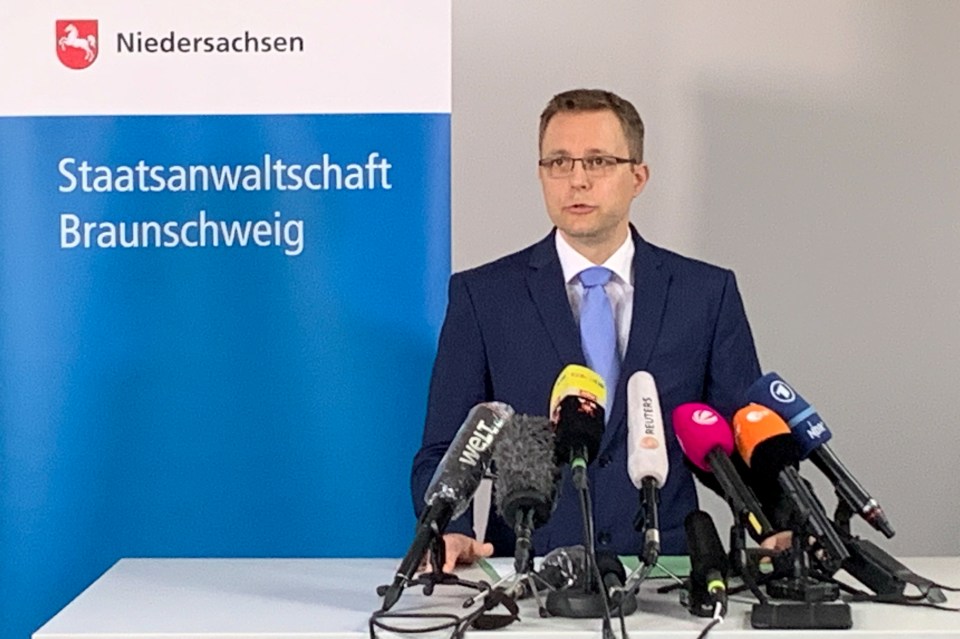 German prosecutor Hans Christian Wolters has been publicly critical of the original probe into Madeleine’s disappearance