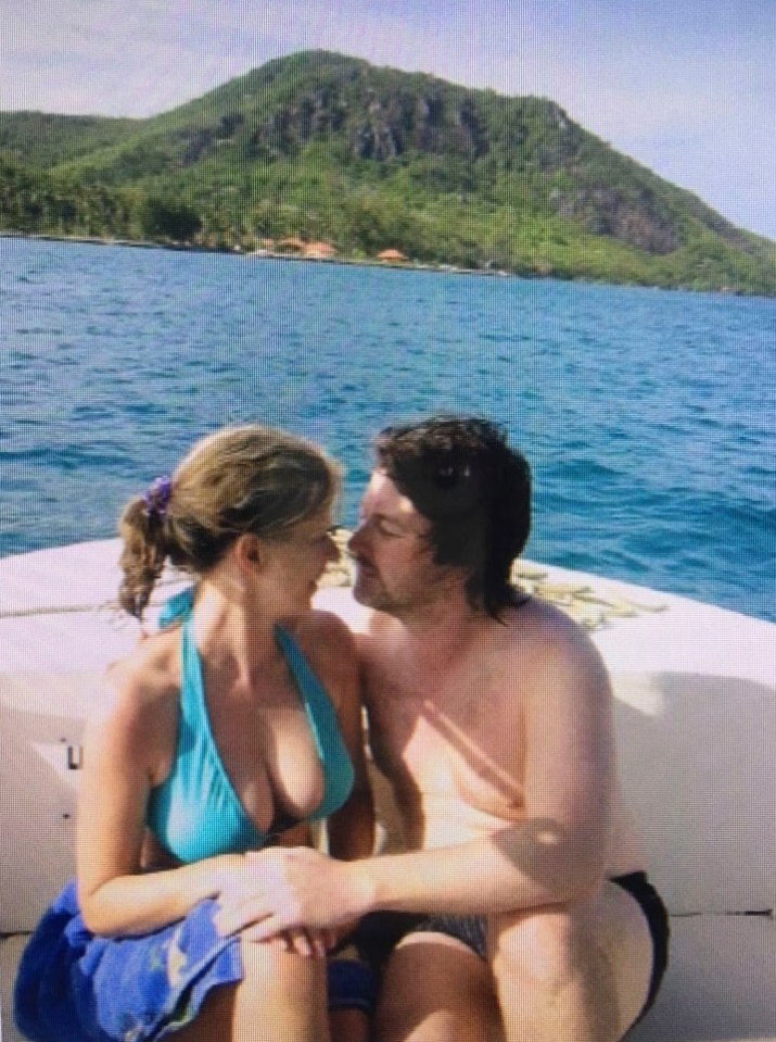 Derek and Kate gaze lovingly into each other's eyes as they embrace on holiday 