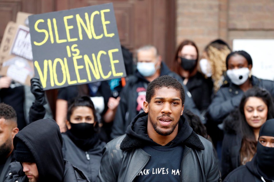  The protest was the latest in a series of them since the tragic death of George Floyd in the US last week