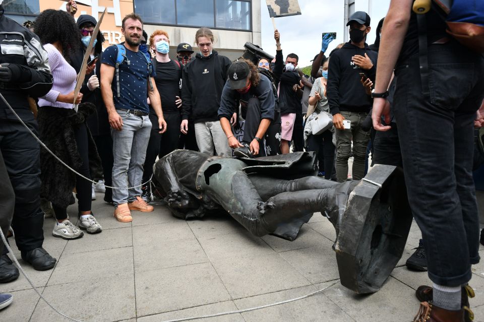 A statue of a slave trader was toppled last week in Bristol triggering the removal of other statues across the UK