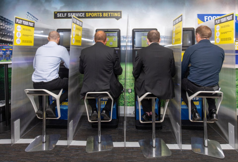 Sneeze screens have been put up between betting stations at Coral