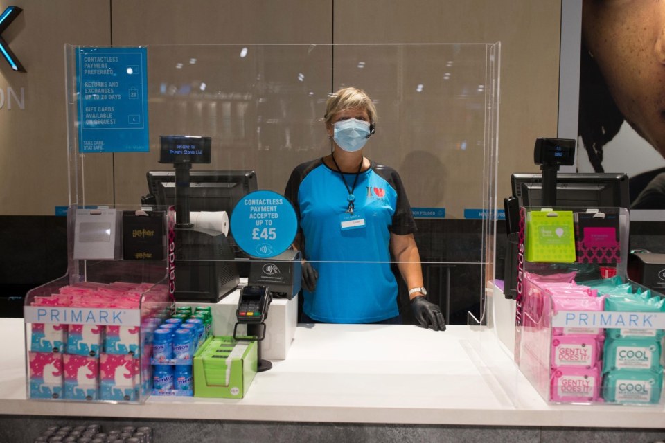 Many retailers will provide PPE for staff and install perspex screens